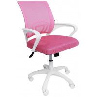 Кресло AksHome RICCI (Ричи) NEW White розовый