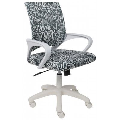 Кресло AksHome RICCI White Kids (Ричи) New ткань черно-белая диор купить в Минске