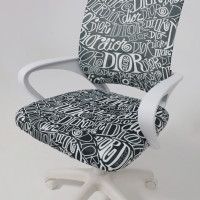 Кресло AksHome RICCI White Kids (Ричи) New ткань черно-белая диор купить в Минске