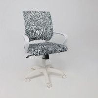 Кресло AksHome RICCI White Kids (Ричи) New ткань черно-белая диор купить в Минске