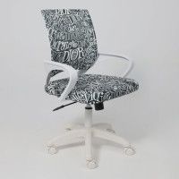 Кресло AksHome RICCI White Kids (Ричи) New ткань черно-белая диор купить в Минске