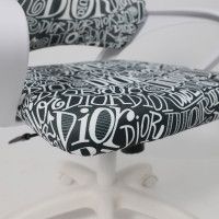 Кресло AksHome RICCI White Kids (Ричи) New ткань черно-белая диор купить в Минске