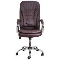 Кресло AksHome RICHARD (Ричард) NEW CROME коричневый купить в Минске Кресло AksHome RICHARD (Ричард) NEW CROME коричневый купить в Минске