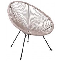 Кресло садовое RIMINI иск.ротанг, коричневый Кресло садовое RIMINI иск.ротанг, коричневый