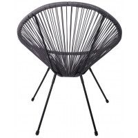 Кресло садовое RIMINI иск.ротанг, серый купить в Минске