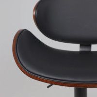 Стул барный AksHome ROCKER (Рокер) экокожа черный/черный купить в Минске Стул барный AksHome ROCKER (Рокер) экокожа черный/черный купить в Минске