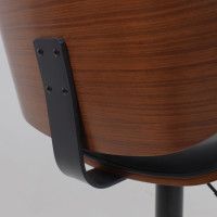 Стул барный AksHome ROCKER (Рокер) экокожа черный/черный купить в Минске Стул барный AksHome ROCKER (Рокер) экокожа черный/черный купить в Минске