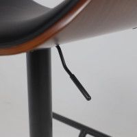 Стул барный AksHome ROCKER (Рокер) экокожа черный/черный купить в Минске Стул барный AksHome ROCKER (Рокер) экокожа черный/черный купить в Минске