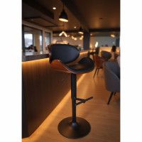 Стул барный AksHome ROCKER (Рокер) экокожа черный/черный купить в Минске Стул барный AksHome ROCKER (Рокер) экокожа черный/черный купить в Минске