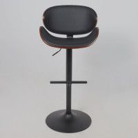 Стул барный AksHome ROCKER (Рокер) экокожа черный/черный купить в Минске Стул барный AksHome ROCKER (Рокер) экокожа черный/черный купить в Минске