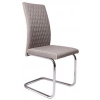 Стул AksHome RONALD (Роналд) бежевая ткань Seattle-001/хром