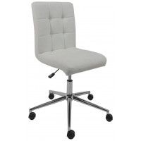 Кресло AksHome Роза квадрат Buble White 15, букле/белый