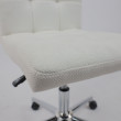Кресло AksHome Роза квадрат Buble White 15, букле/белый купить в Минске