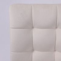 Кресло AksHome Роза квадрат Seven 02 белый/хром купить в Минске