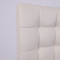 Кресло AksHome Роза квадрат Seven 02 белый/хром купить в Минске