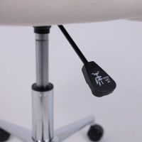 Кресло AksHome Роза квадрат Seven 02 белый/хром купить в Минске