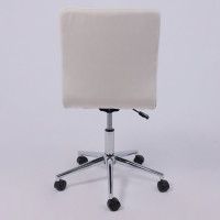 Кресло AksHome Роза квадрат Seven 02 белый/хром купить в Минске