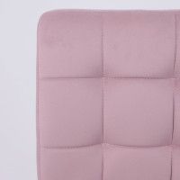Кресло AksHome Роза квадрат Velutto 11 пыльная роза/хром купить в Минске