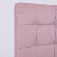 Кресло AksHome Роза квадрат Velutto 11 пыльная роза/хром купить в Минске