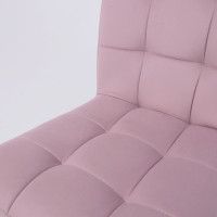 Кресло AksHome Роза квадрат Velutto 11 пыльная роза/хром купить в Минске