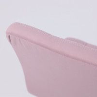 Кресло AksHome Роза квадрат Velutto 11 пыльная роза/хром купить в Минске