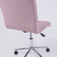 Кресло AksHome Роза квадрат Velutto 11 пыльная роза/хром купить в Минске