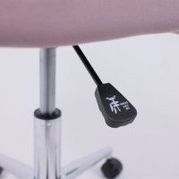 Кресло AksHome Роза квадрат Velutto 11 пыльная роза/хром купить в Минске