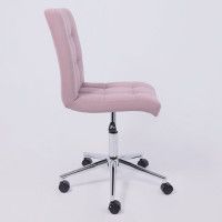 Кресло AksHome Роза квадрат Velutto 11 пыльная роза/хром купить в Минске