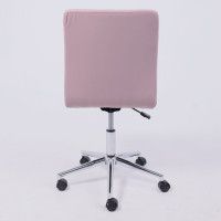 Кресло AksHome Роза квадрат Velutto 11 пыльная роза/хром купить в Минске