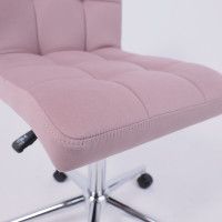 Кресло AksHome Роза квадрат Velutto 11 пыльная роза/хром купить в Минске