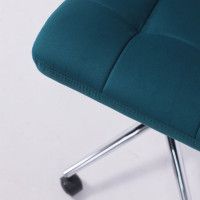 Кресло AksHome Роза квадрат Velutto 20 бирюзовый/хром купить в Минске Кресло AksHome Роза квадрат Velutto 20 бирюзовый/хром купить в Минске