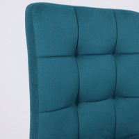 Кресло AksHome Роза квадрат Velutto 20 бирюзовый/хром купить в Минске Кресло AksHome Роза квадрат Velutto 20 бирюзовый/хром купить в Минске