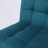 Кресло AksHome Роза квадрат Velutto 20 бирюзовый/хром купить в Минске Кресло AksHome Роза квадрат Velutto 20 бирюзовый/хром купить в Минске