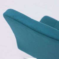 Кресло AksHome Роза квадрат Velutto 20 бирюзовый/хром купить в Минске Кресло AksHome Роза квадрат Velutto 20 бирюзовый/хром купить в Минске