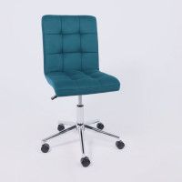 Кресло AksHome Роза квадрат Velutto 20 бирюзовый/хром купить в Минске Кресло AksHome Роза квадрат Velutto 20 бирюзовый/хром купить в Минске
