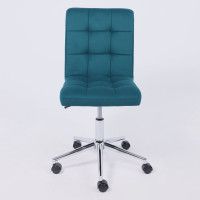 Кресло AksHome Роза квадрат Velutto 20 бирюзовый/хром купить в Минске Кресло AksHome Роза квадрат Velutto 20 бирюзовый/хром купить в Минске