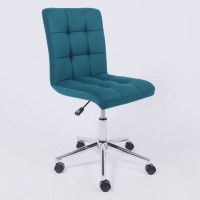 Кресло AksHome Роза квадрат Velutto 20 бирюзовый/хром купить в Минске Кресло AksHome Роза квадрат Velutto 20 бирюзовый/хром купить в Минске