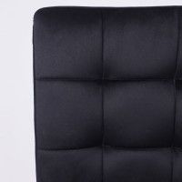 Кресло AksHome Роза квадрат Velutto 34 черный/хром купить в Минске Кресло AksHome Роза квадрат Velutto 34 черный/хром купить в Минске