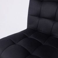 Кресло AksHome Роза квадрат Velutto 34 черный/хром купить в Минске Кресло AksHome Роза квадрат Velutto 34 черный/хром купить в Минске