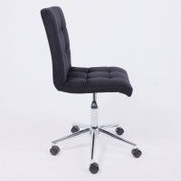 Кресло AksHome Роза квадрат Velutto 34 черный/хром купить в Минске Кресло AksHome Роза квадрат Velutto 34 черный/хром купить в Минске