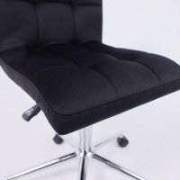 Кресло AksHome Роза квадрат Velutto 34 черный/хром купить в Минске Кресло AksHome Роза квадрат Velutto 34 черный/хром купить в Минске