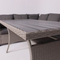 Комплект садовой мебели Akshome ROSEWOOD (диван 2 шт., стол 1 шт.) серый купить в Минске