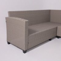 Комплект садовой мебели Akshome ROSEWOOD (диван 2 шт., стол 1 шт.) серый купить в Минске