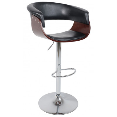 Стул барный AksHome ROSSI (Росси) черный/хром купить в Минске