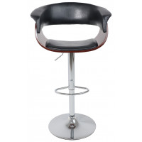 Стул барный AksHome ROSSI (Росси) черный/хром купить в Минске Стул барный AksHome ROSSI (Росси) черный/хром купить в Минске