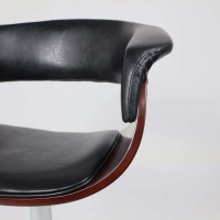 Стул барный AksHome ROSSI (Росси) черный/хром купить в Минске Стул барный AksHome ROSSI (Росси) черный/хром купить в Минске