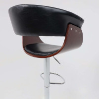 Стул барный AksHome ROSSI (Росси) черный/хром купить в Минске Стул барный AksHome ROSSI (Росси) черный/хром купить в Минске