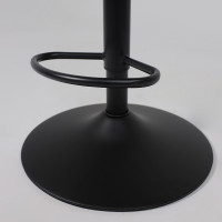 Стул барный AksHome ROSSI (Росси) букле коричневый Lisa 421/черный купить в Минске