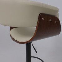 Стул барный AksHome ROSSI (Росси) кремовый C-18/черный купить в Минске Стул барный AksHome ROSSI (Росси) кремовый C-18/черный купить в Минске