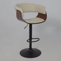 Стул барный AksHome ROSSI (Росси) кремовый C-18/черный купить в Минске Стул барный AksHome ROSSI (Росси) кремовый C-18/черный купить в Минске